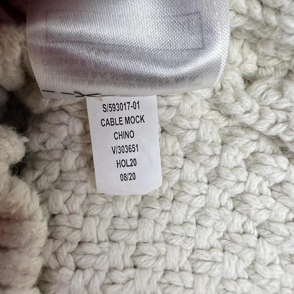 BABY GAP Cable Knit Sweater Size 4 years Beige Pullover Christmas Photos‎ Preppy